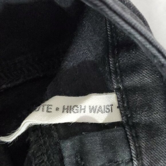 Garage Charcoal High Rise Skinny Jeans - Picture 14 of 16